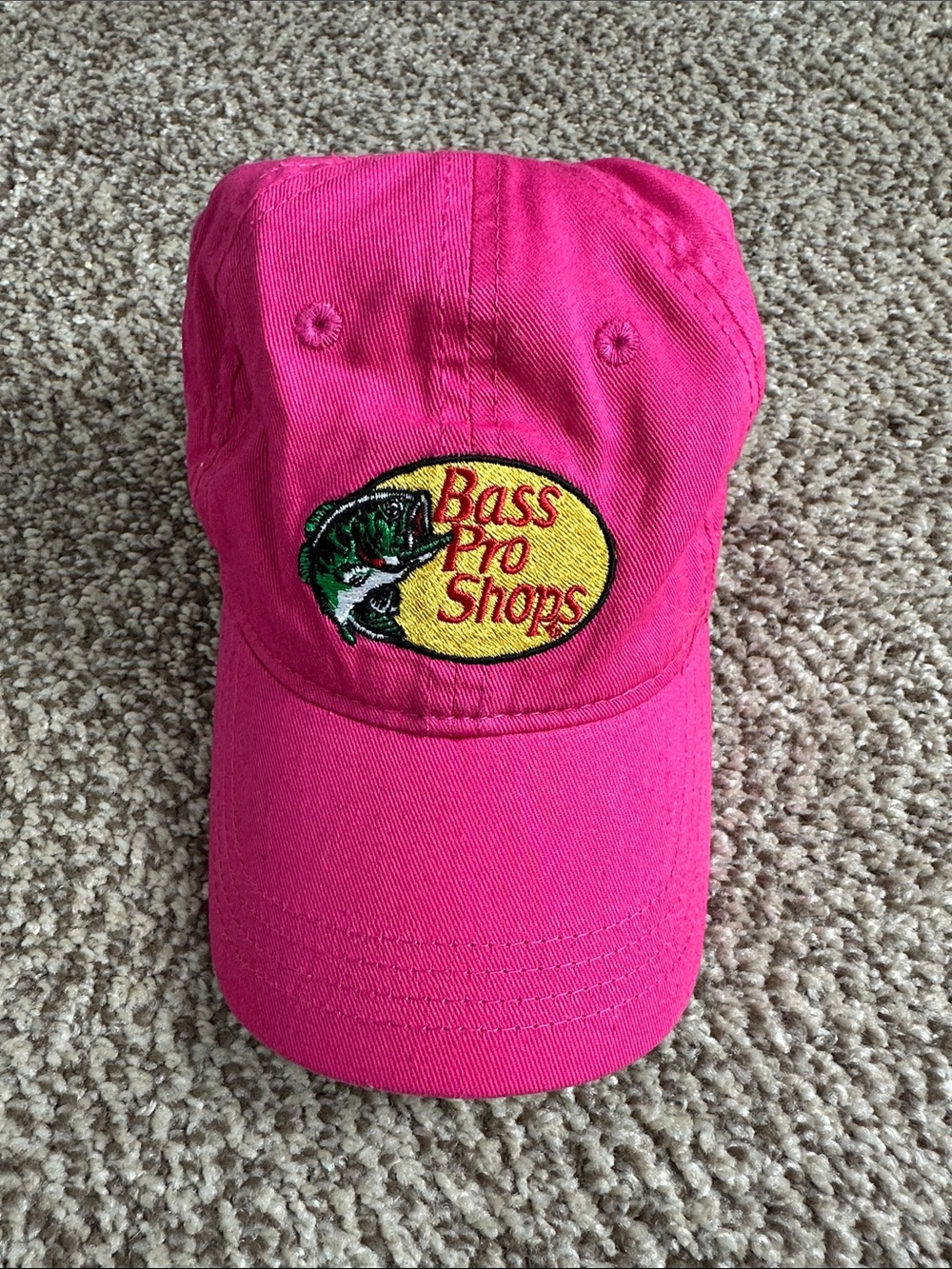 Bass Pro Shops Hot Pink Logo Baseball Cap